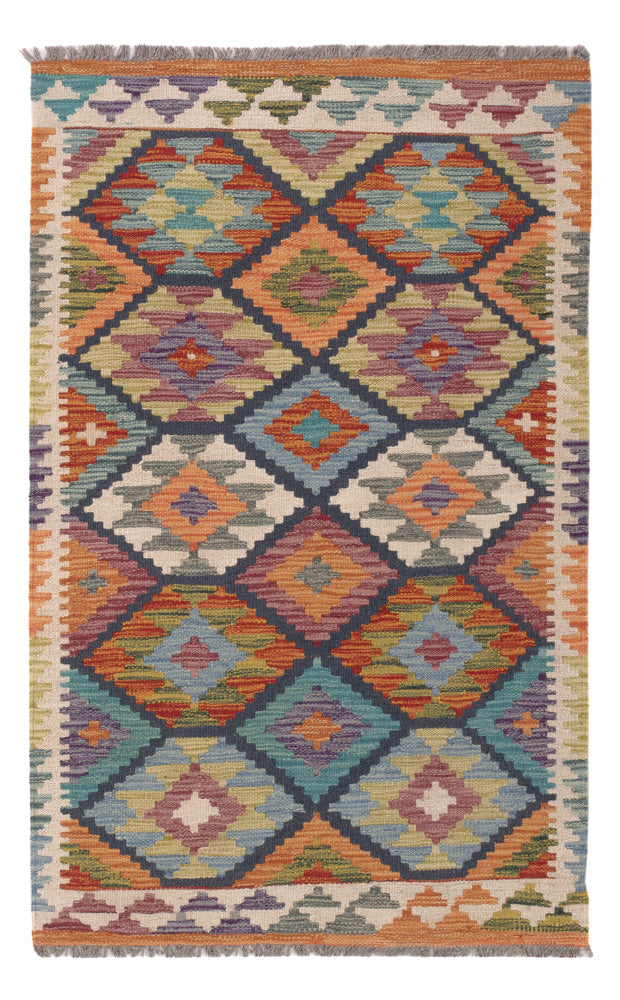 Kilim Maimana Tapete 130x83cm - Tapete de lã