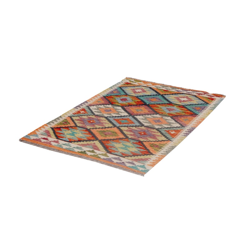 Kilim Maimana Tapete 130x83cm - Tapete de lã