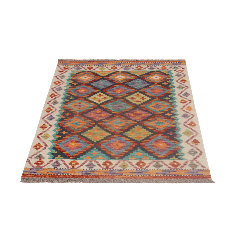 Kilim Maimana Tapete 124x82cm - Tapete de lã