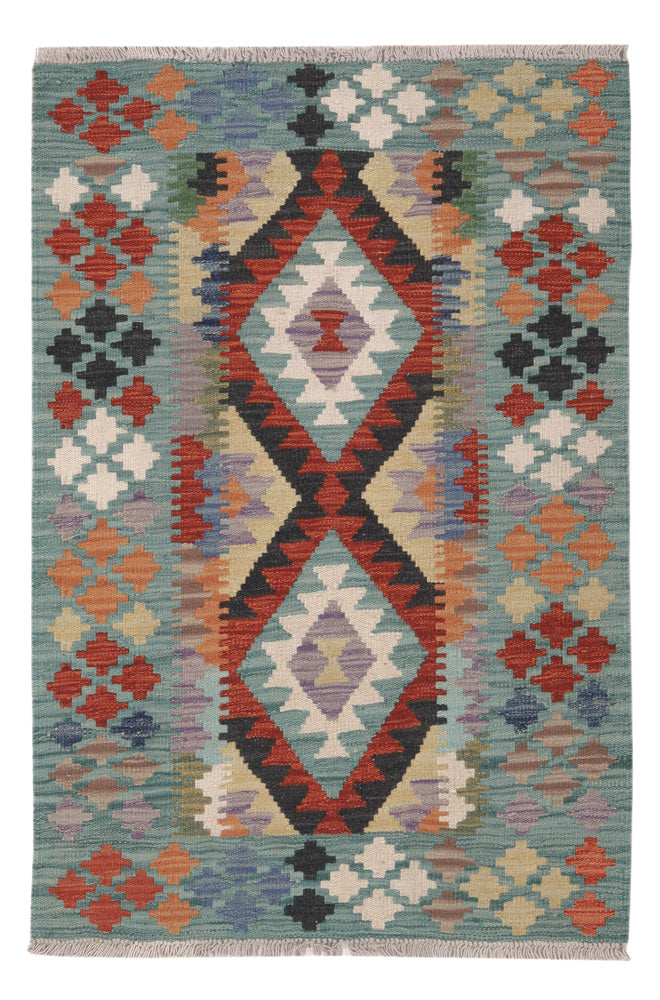 Kilim Maimana Tapete 122x84cm - Tapete de lã