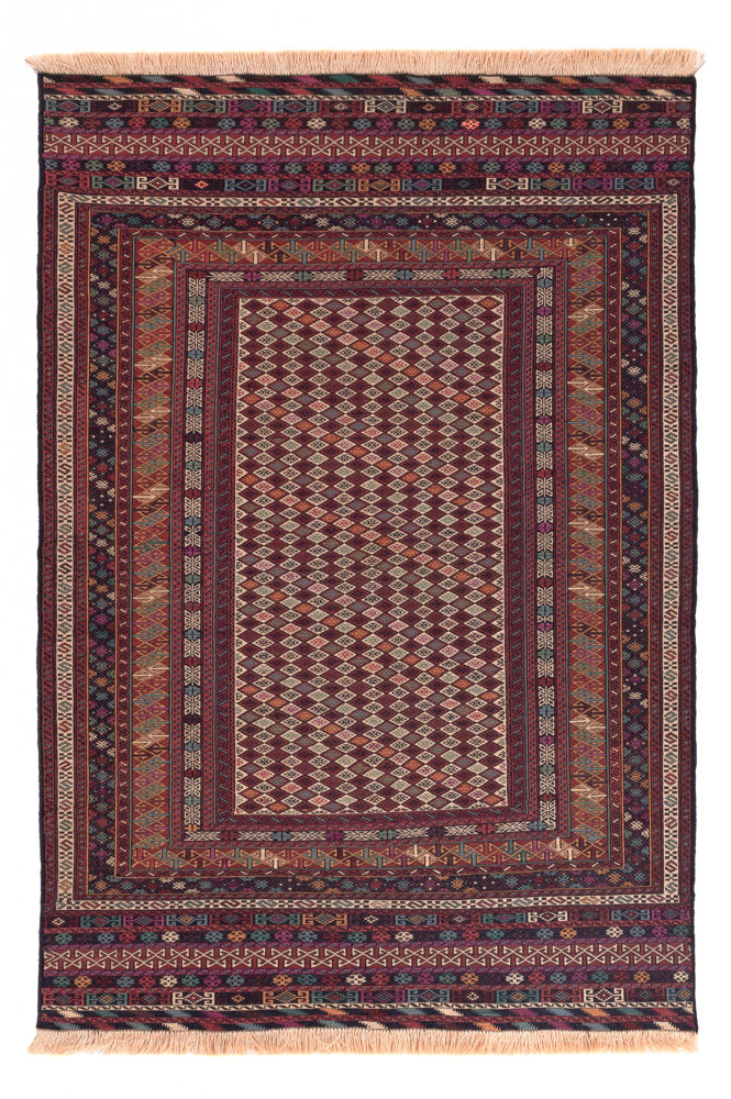 Kilim afegão Tapete 186x120cm