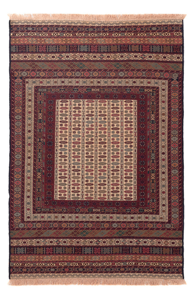 Kilim afegão Tapete 195x127cm
