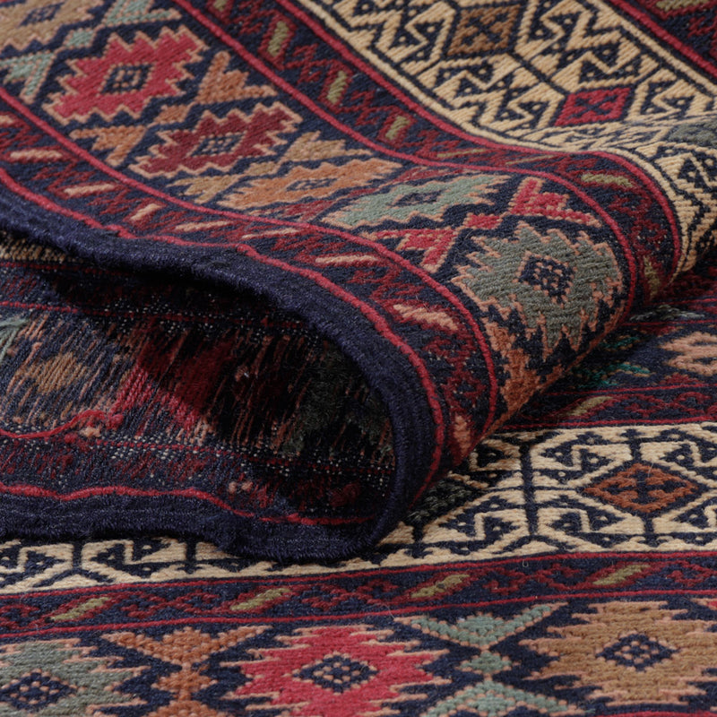 Kilim afegão Tapete 195x127cm