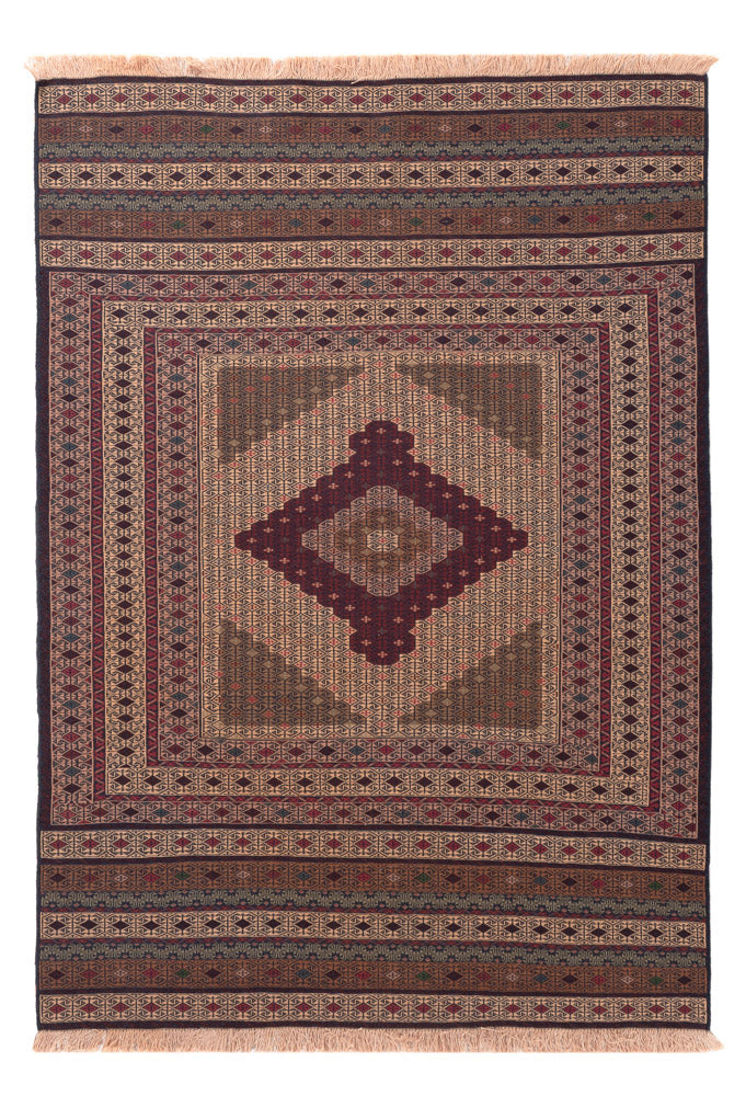 Kilim afegão Tapete 188x127cm