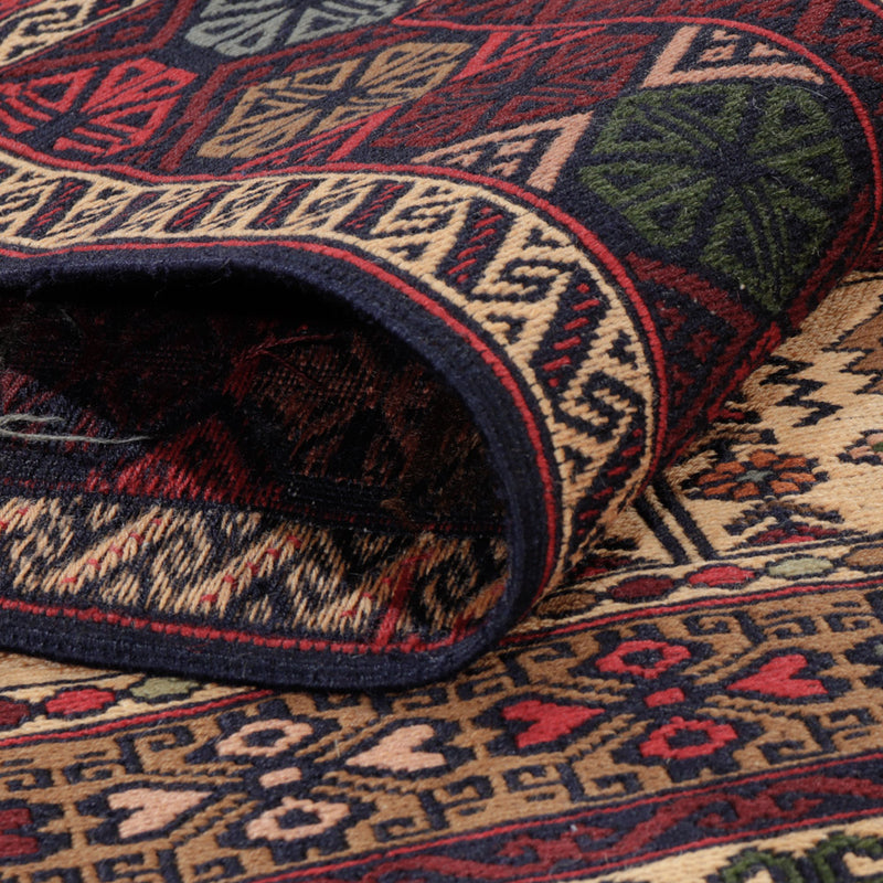 Kilim afegão Tapete 200x129cm