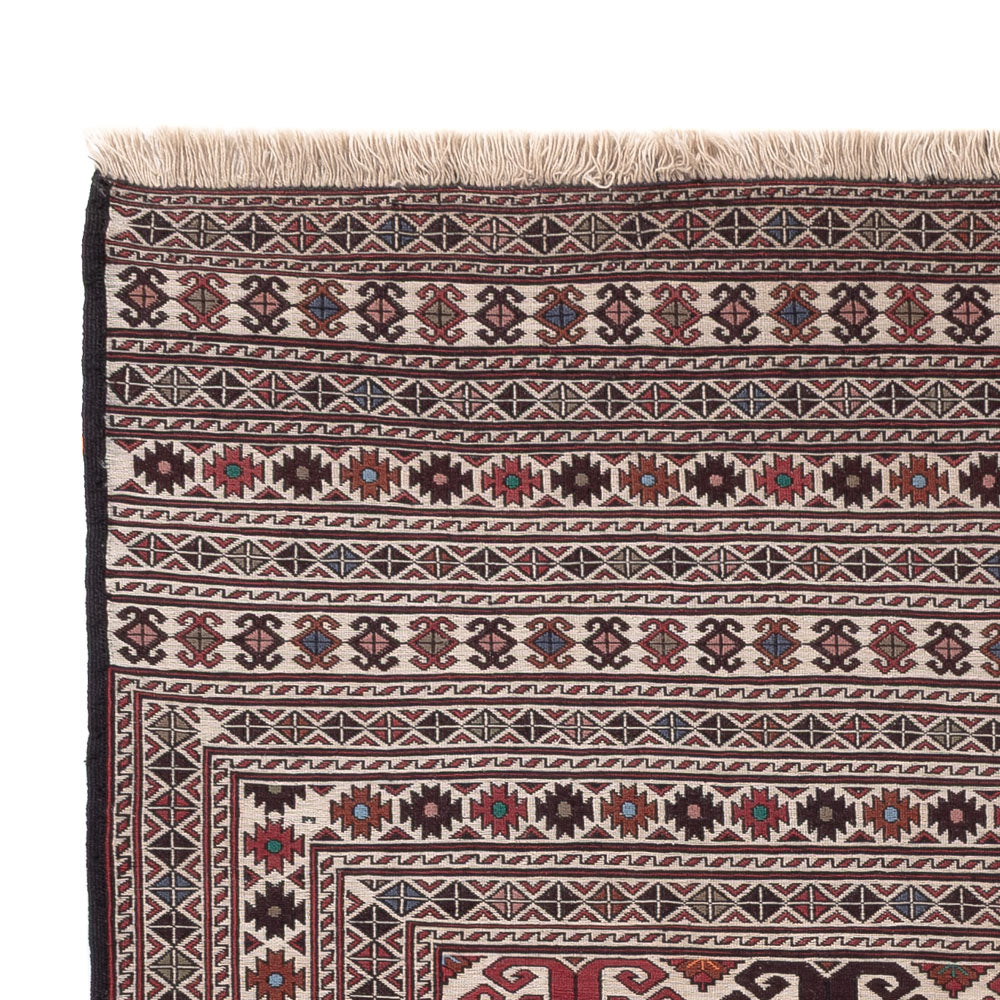 Kilim afegão Tapete 195x132cm