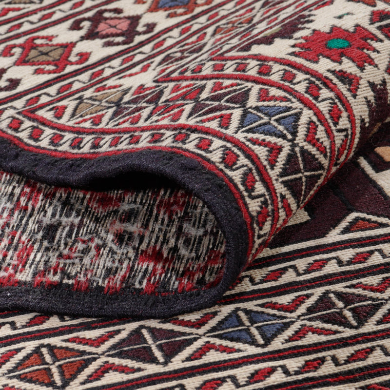 Kilim afegão Tapete 195x132cm