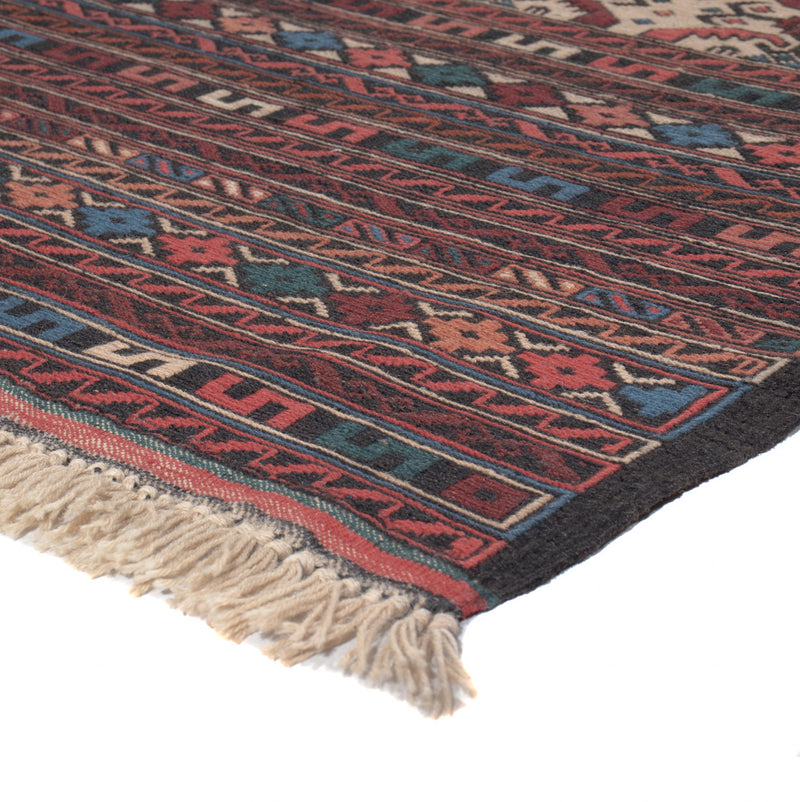 Kilim afegão Tapete 207x118cm