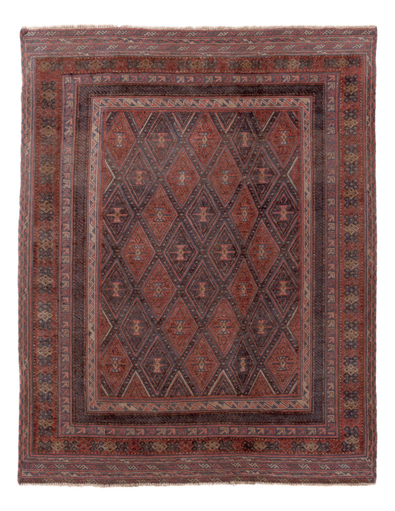 Kilim afegão Tapete 198x152cm