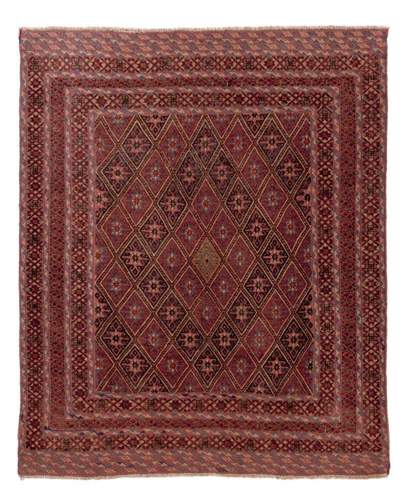 Kilim afegão Tapete 193x156cm