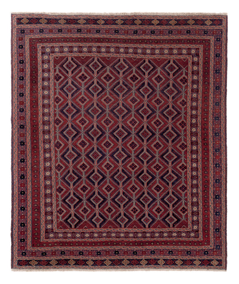 Kilim afegão Tapete 193x162cm