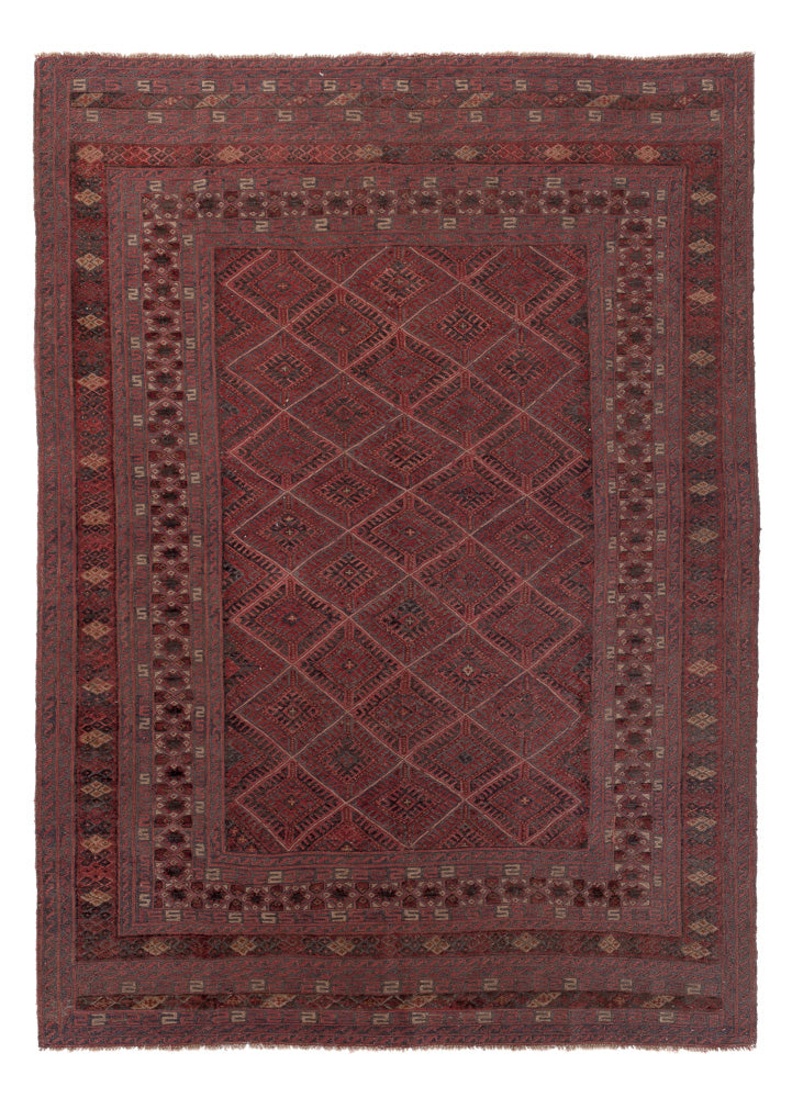 Kilim afegão Tapete 278x201cm