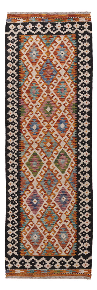 Kilim Maimana Tapete 68x203cm - Tapete de lã