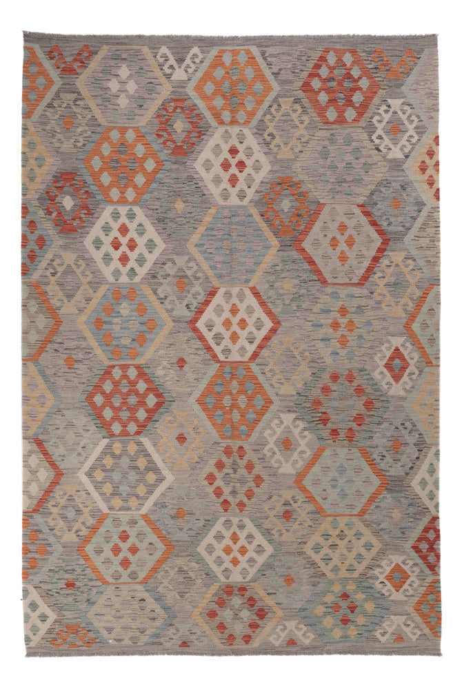 Kilim Maimana Tapete 201x296cm - Tapete de lã