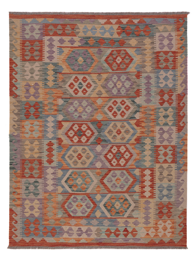 Kilim Maimana Tapete 192x146cm - Tapete de lã