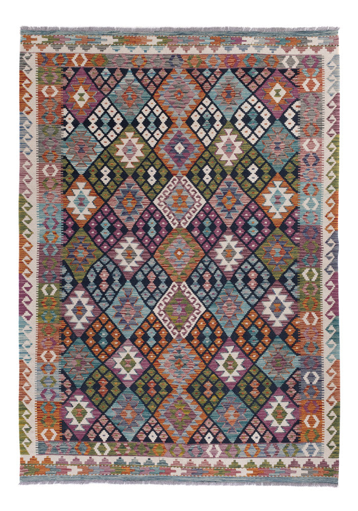 Kilim Maimana Tapete 252x177cm - Tapete de lã