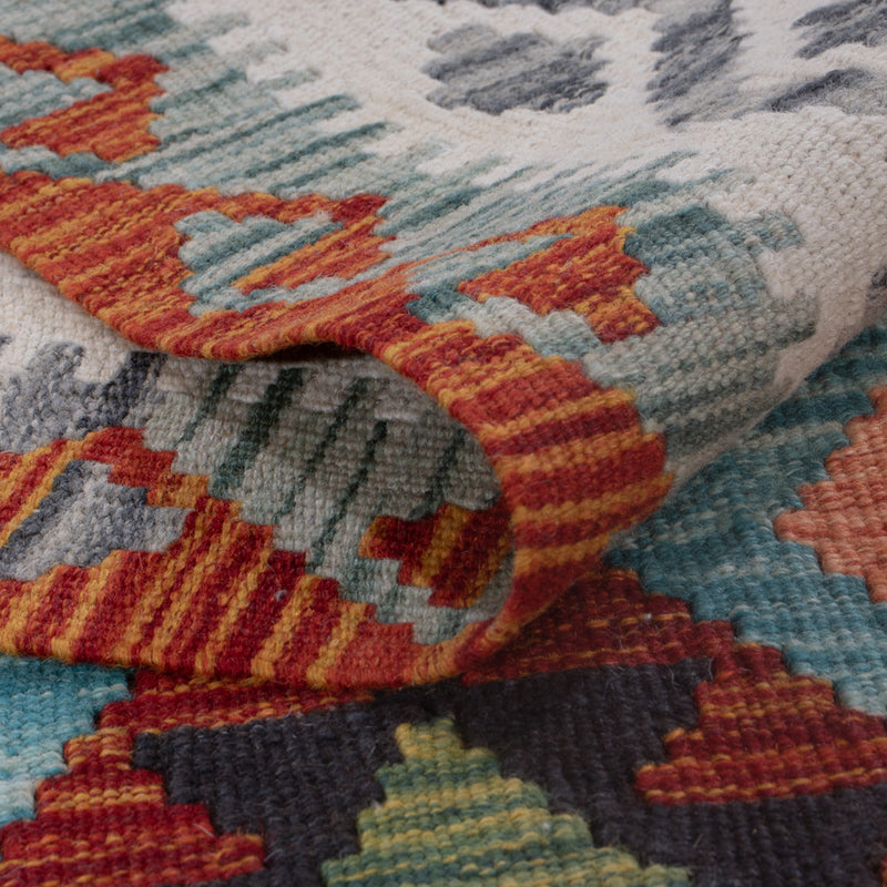 Kilim Maimana Tapete 196x155cm - Tapete de lã