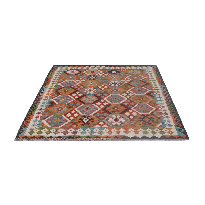 Kilim Maimana Tapete 192x157cm - Tapete de lã