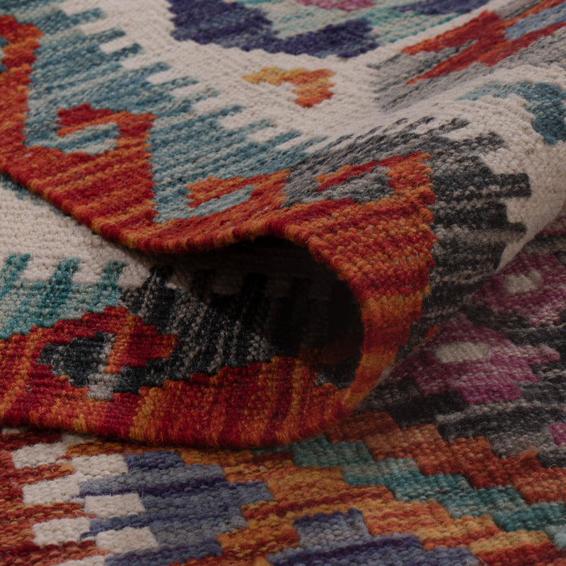 Kilim Maimana Tapete 195x158cm - Tapete de lã