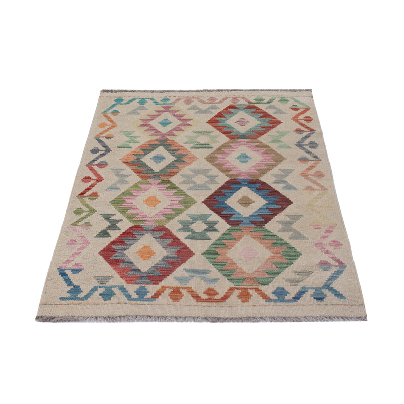 Kilim Maimana Tapete 126x80cm - Tapete de lã
