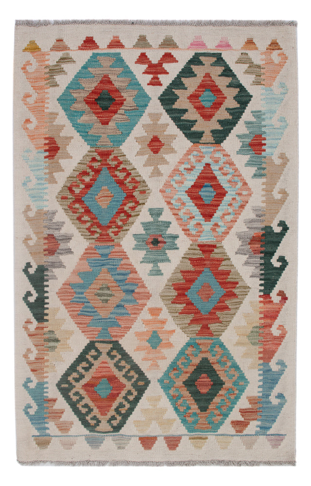 Kilim Maimana Tapete 128x82cm - Tapete de lã