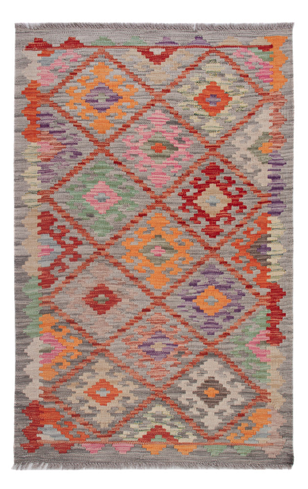 Kilim Maimana Tapete 130x83cm - Tapete de lã