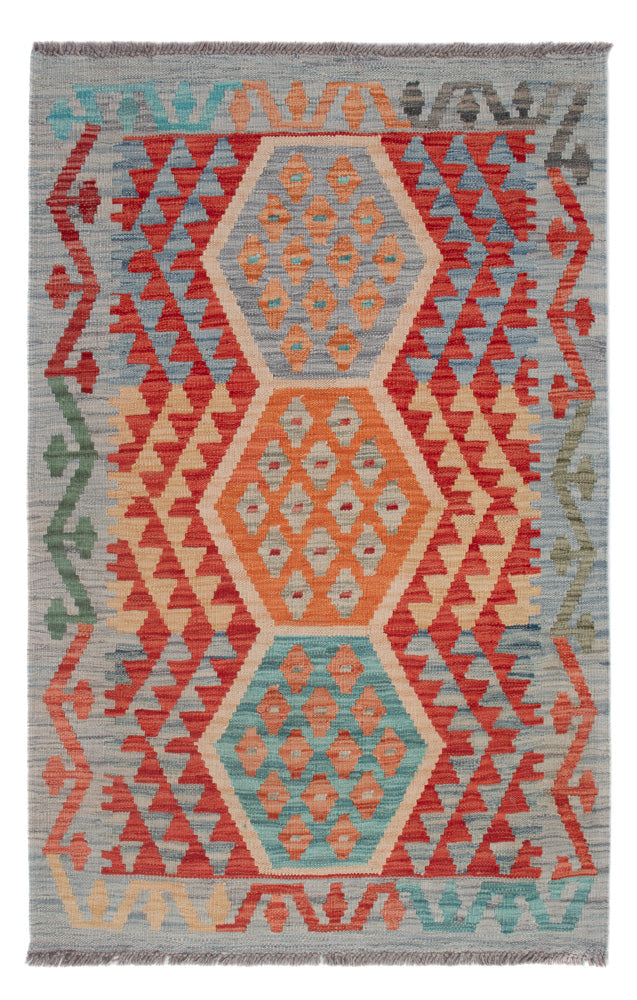 Kilim Maimana Tapete 128x85cm - Tapete de lã
