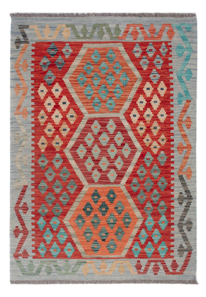 Kilim Maimana Tapete 124x85cm - Tapete de lã