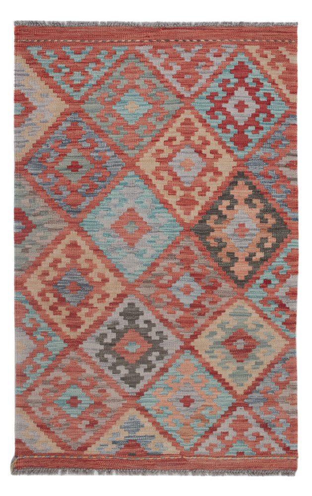 Kilim Maimana Tapete 128x81cm - Tapete de lã