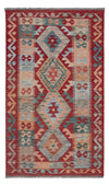 Kilim Maimana Tapete 79x129cm - Tapete de lã - Rectangular / Multicolor / 79 x 129 cm Rectangular