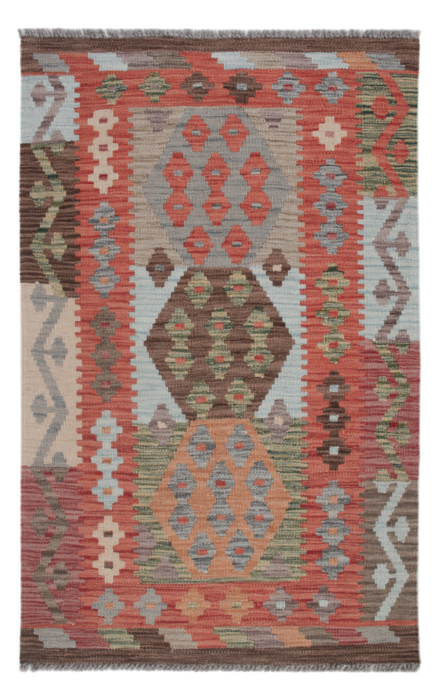Kilim Maimana Tapete 131x83cm - Tapete de lã