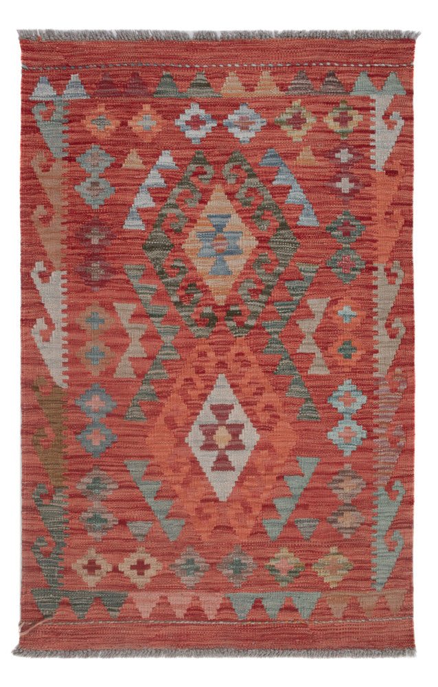 Kilim Maimana Tapete 124x81cm - Tapete de lã