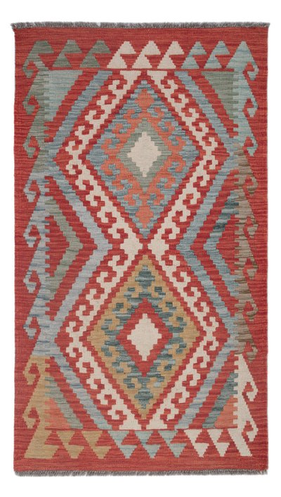 Kilim Maimana Tapete 80x140cm - Tapete de lã
