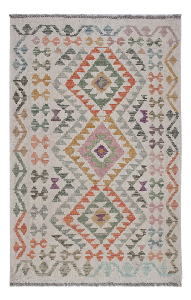 Kilim Maimene Tapete 134x87cm - Tapete de lã