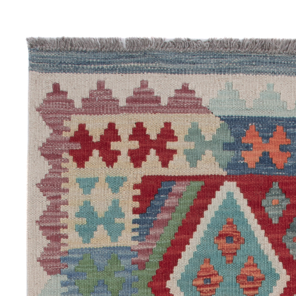 Kilim Maimana Tapete 131x85cm - Tapete de lã