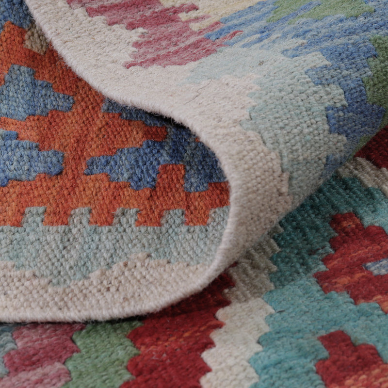 Kilim Maimana Tapete 131x85cm - Tapete de lã
