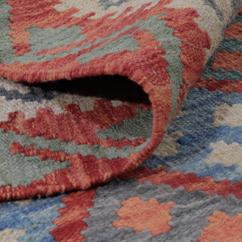 Kilim Maimana Tapete 126x100cm - Tapete de lã