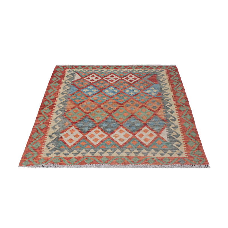 Kilim Maimana Tapete 126x100cm - Tapete de lã