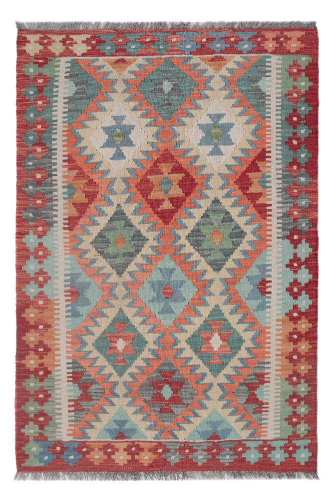 Kilim Maimana Tapete 124x86cm - Tapete de lã