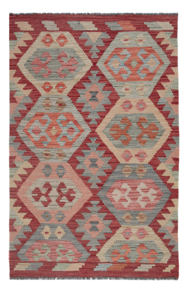 Kilim Maimana Tapete 122x80cm - Tapete de lã