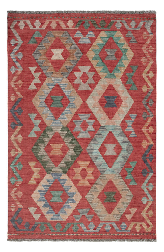 Kilim Maimana Tapete 124x81cm - Tapete de lã