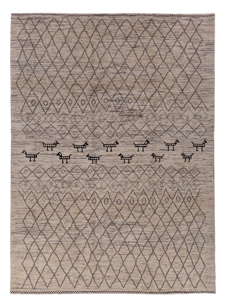 Tapete berbere 347x250cm - Tapete de lã