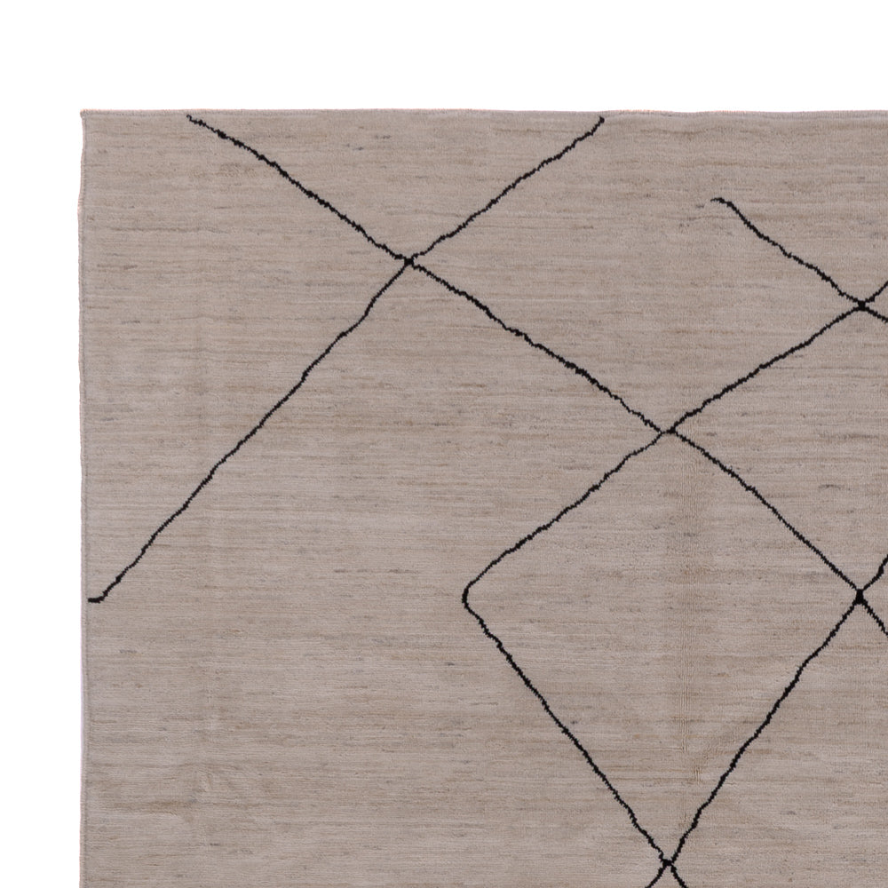 Berber Teppich 345x247cm - Wollteppich
