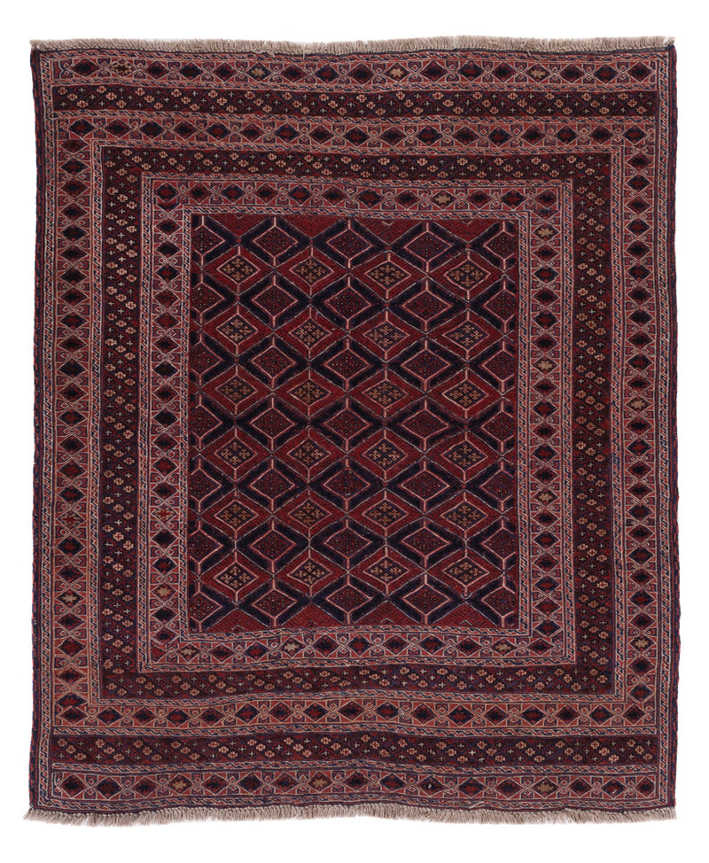 Kilim afegão Tapete 187x161cm