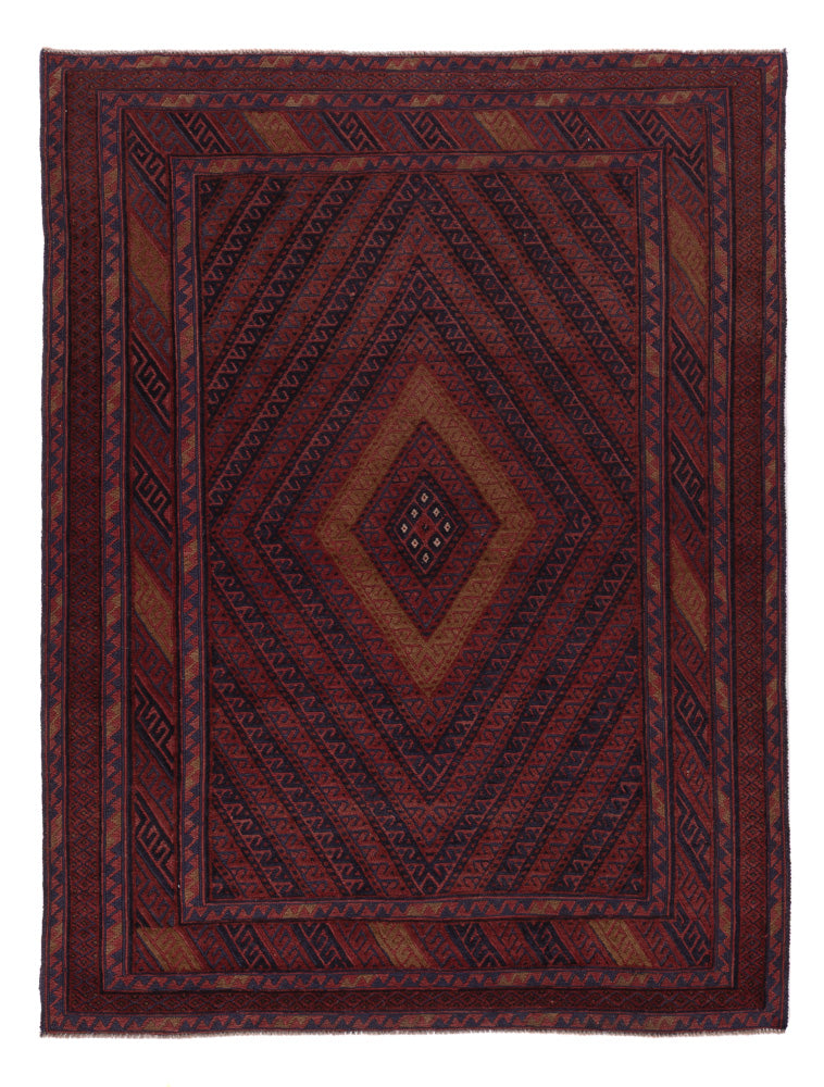 Kilim afegão Tapete 201x155cm