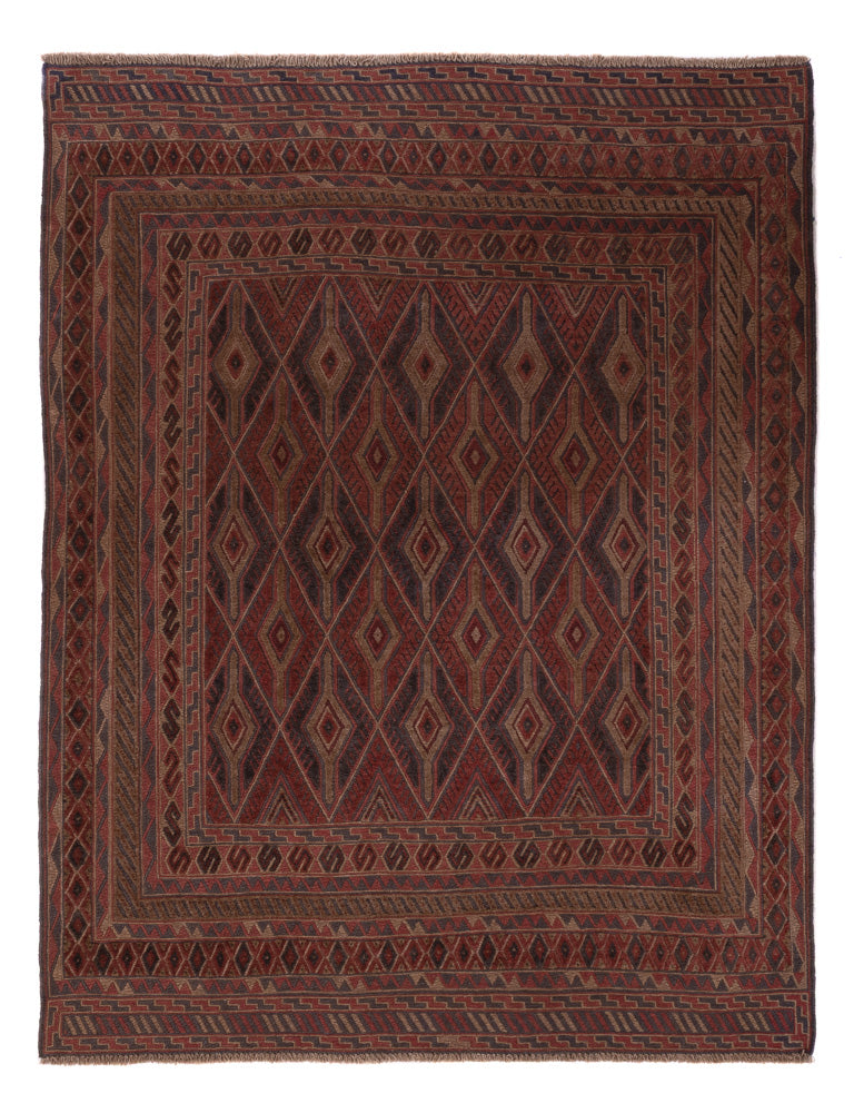 Kilim afegão Tapete 194x150cm