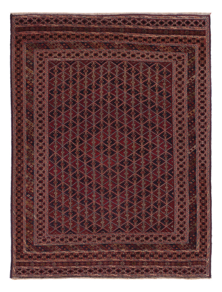 Kilim afegão Tapete 208x190cm