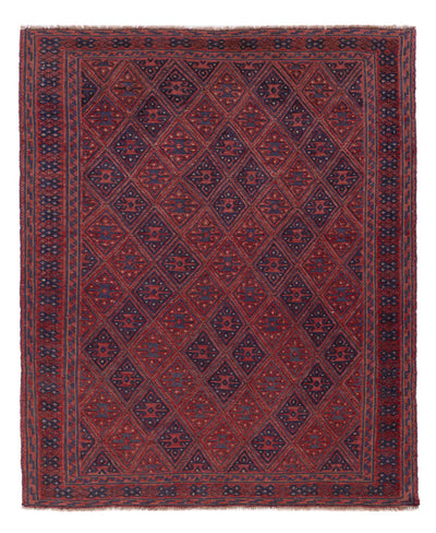 Kilim afegão Tapete 159x194cm