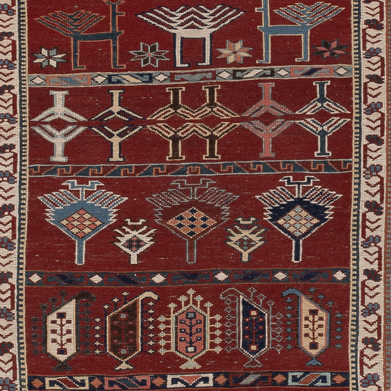 Kilim afegão Tapete 242x188cm