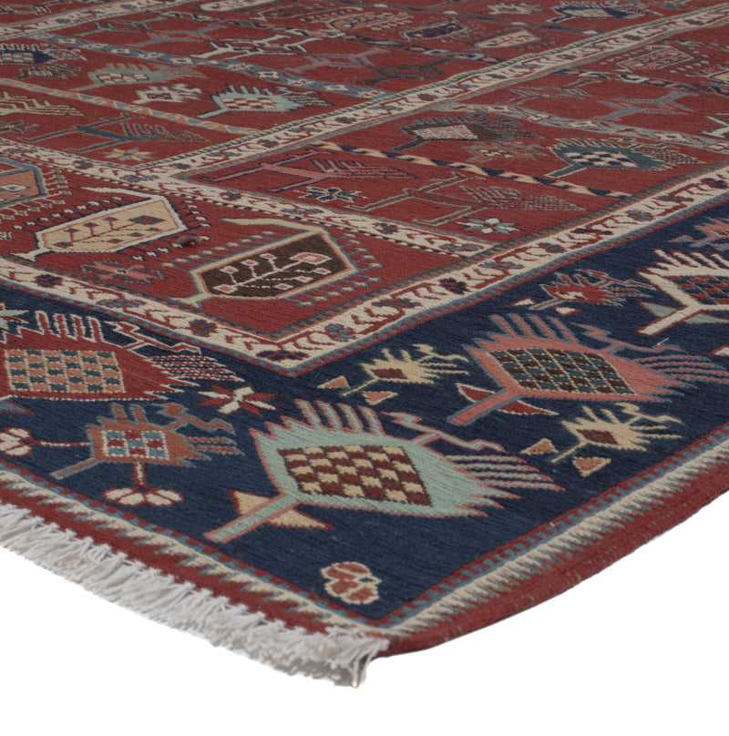 Kilim afegão Tapete 242x188cm